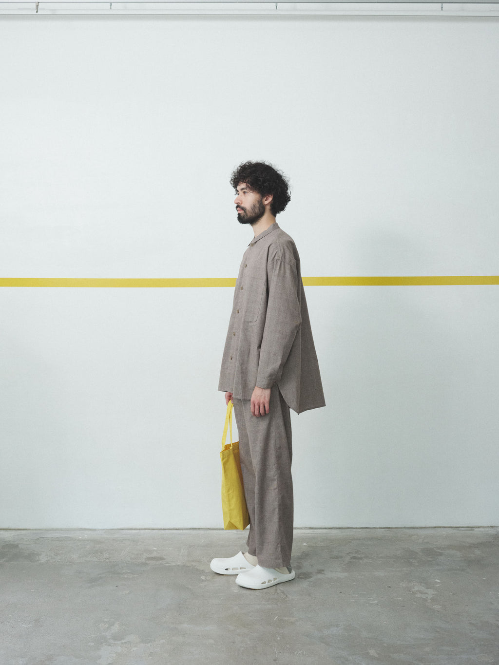 PAINTER SHIRT_Check C/Poly/L Blend