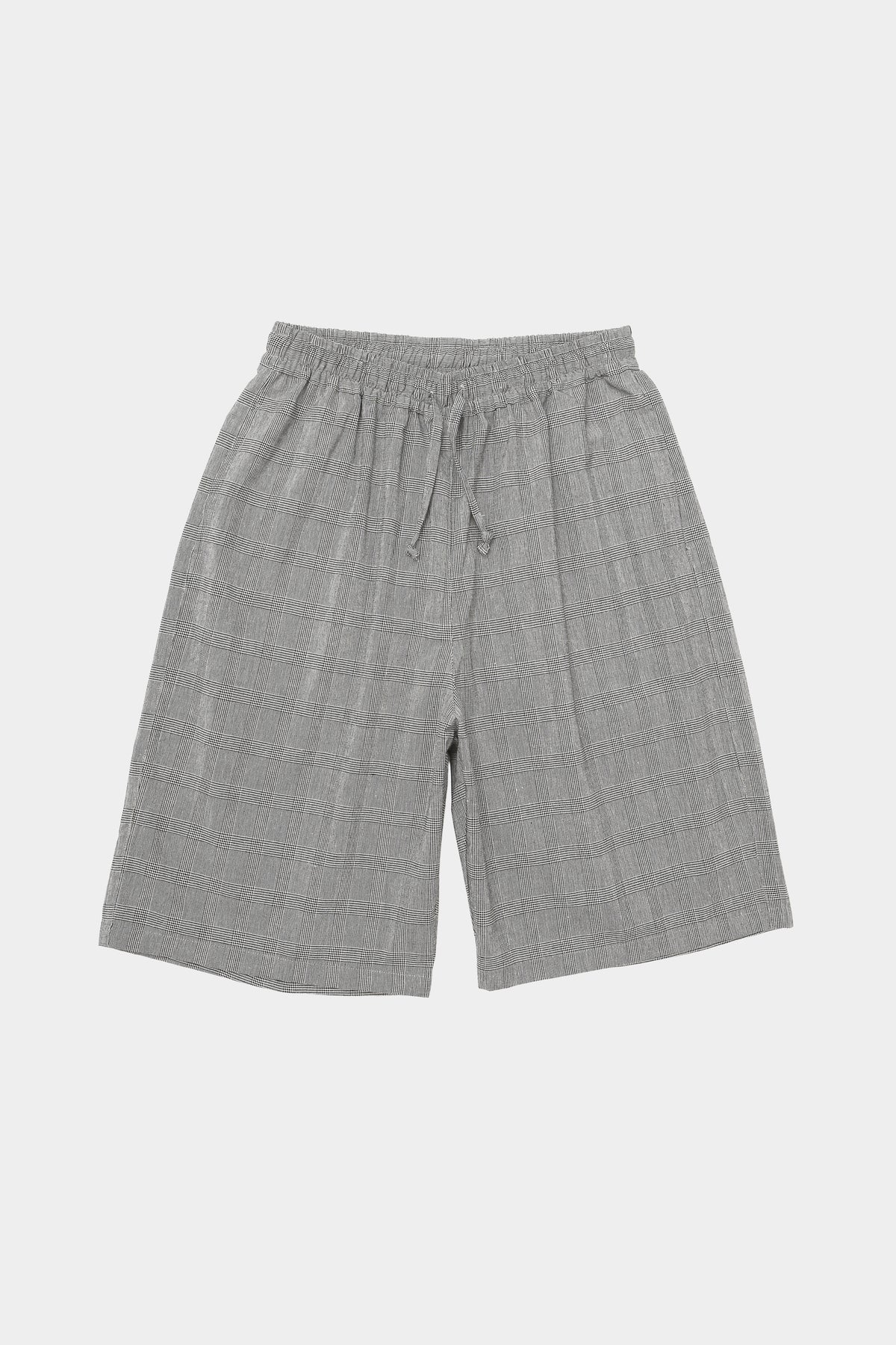 WORK SHORTS_Check C/Poly/L Blend