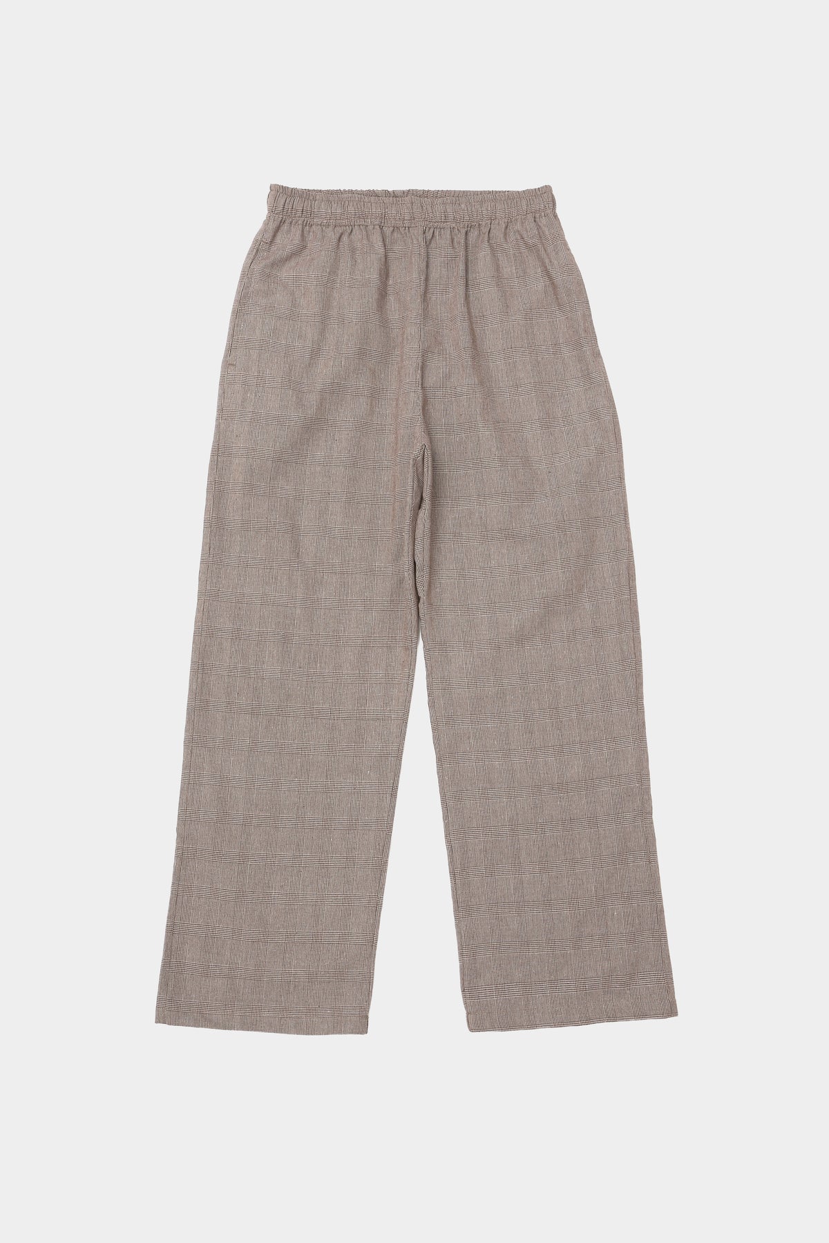 GALLEY TROUSERS_Check C/Poly/L Blend