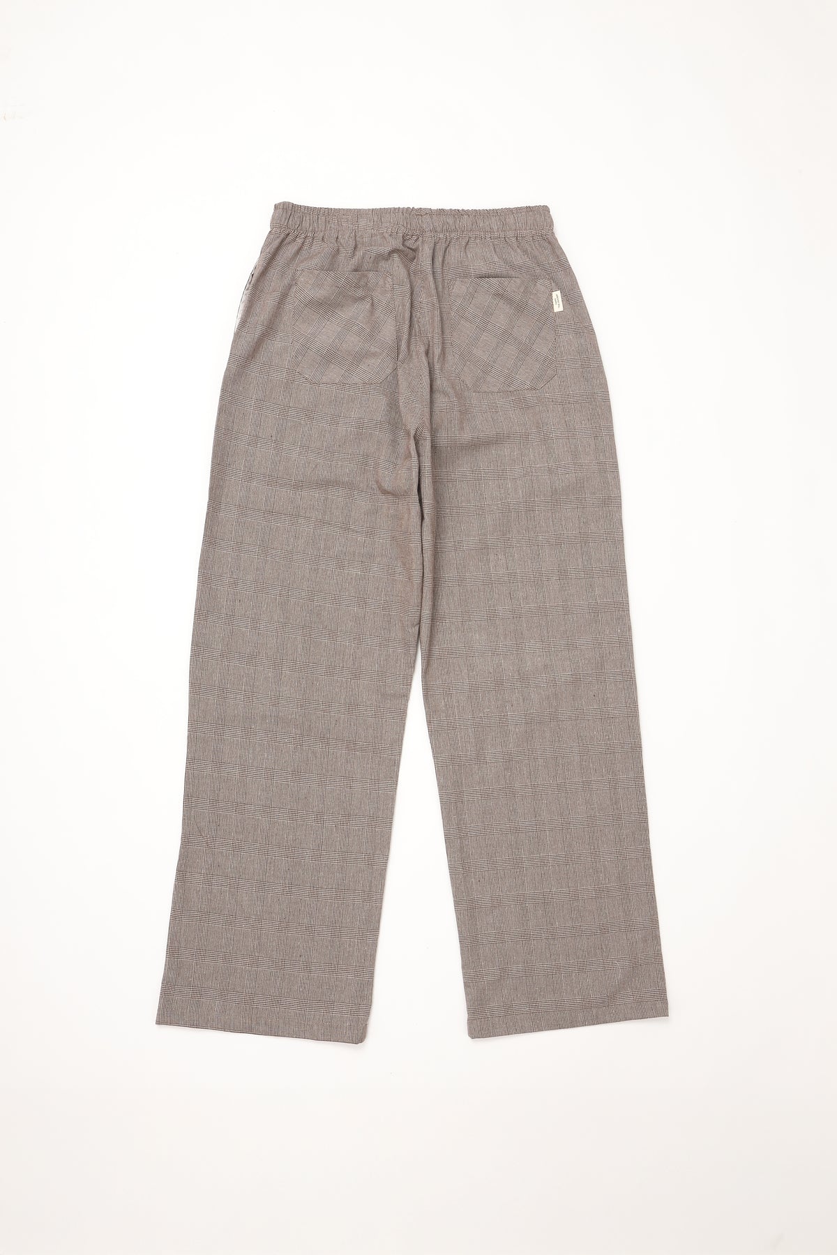 GALLEY TROUSERS_Check C/Poly/L Blend