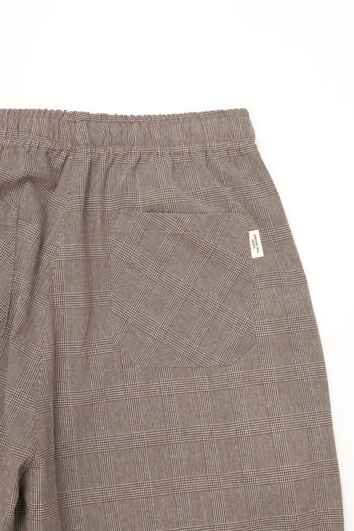 GALLEY TROUSERS_Check C/Poly/L Blend
